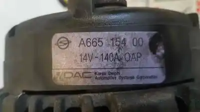 Автозапчастина б/у генератор для ssangyong rexton rx 270 full посилання на oem iam a66515400  140 amp
