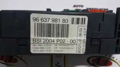 Piesă de schimb auto la mâna a doua panou siguranțe pentru peugeot 307 (s1) xr clim plus referințe oem iam 9663798180  