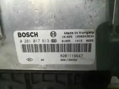 Автозапчасти б/у блок управления двигателем за renault laguna iii dynamique ссылки oem iam 0281017613  8201119647