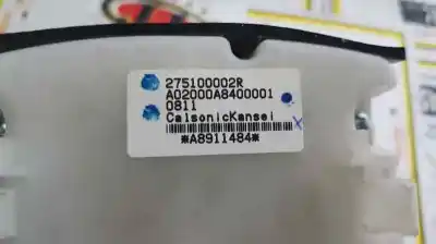 Peça sobressalente para automóvel em segunda mão comando de sofagem (chauffage / ar condicionado) por renault laguna iii dynamique referências oem iam 275100002r  