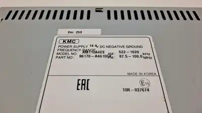 Peça sobressalente para automóvel em segunda mão sistema de áudio / rádio cd por kia carens ( ) concept referências oem iam 96170a4610  96170a4610ca