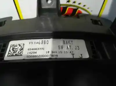 Автозапчастина б/у панель інструментів для opel mokka x selective start/stop посилання на oem iam 95386880 a2c90847300 654663731