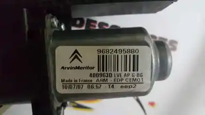 Автозапчастина б/у регулятор вікна передній лівий для citroen c4 picasso avatar посилання на oem iam 9682495880  