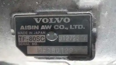 Автозапчастина б/у коробка передач для volvo s60 lim. summum посилання на oem iam 31272378 30751946 tf80sc