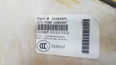 Piesă de schimb auto la mâna a doua acoperis interior pentru bmw x6 (e71) xdrive40d referințe oem iam 205848pc  