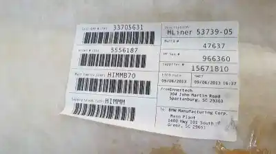 Piesă de schimb auto la mâna a doua acoperis interior pentru bmw x6 (e71) xdrive40d referințe oem iam 205848pc  