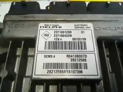 Pezzo di ricambio per auto di seconda mano centralina motore per renault megane iii berlina 5 p emotion riferimenti oem iam 237100120r r0413b007d 237100422r