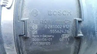 Peça sobressalente para automóvel em segunda mão medidor de massa de ar por opel astra j lim. excellence referências oem iam 0281002912