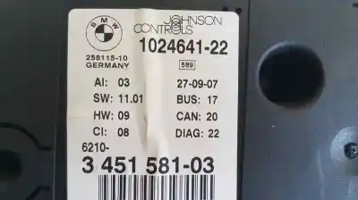 Second-hand car spare part dashboard for bmw x3 (e83) 2.0d oem iam references 3451581  102464122