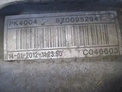 Автозапчастина б/у коробка передач для renault laguna iii initiale посилання на oem iam pk4004 8200952941 