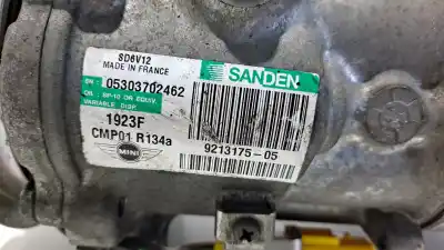 Peça sobressalente para automóvel em segunda mão compressor de ar condicionado a/a a/c por bmw mini cabrio (r57) cooper d referências oem iam 1923f  9213175