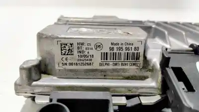 Peça sobressalente para automóvel em segunda mão centralina start/stop (ecu) por citroen c3 feel edition referências oem iam 9819596180  