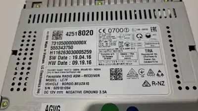 Автозапчастина б/у аудіо система / радіо cd для opel corsa d selective посилання на oem iam 42518020  555343750