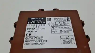 Second-hand car spare part electronic module for lexus ct 200h oem iam references 8999076020  2325005623