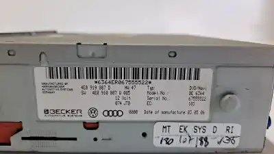 Peça sobressalente para automóvel em segunda mão módulo / sistema de navegação gps por audi a6 c6 avant (4f5) 2.0 tdi referências oem iam 4e0919887d  