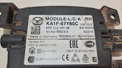 Автозапчастина б/у електронний модуль для mazda cx-5 style 2wd посилання на oem iam ka1f67y80c  