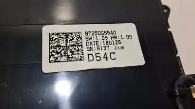 Peça sobressalente para automóvel em segunda mão comando de sofagem (chauffage / ar condicionado) por kia niro emotion plug-in hybrid referências oem iam 97250g5540  