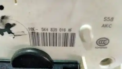 Автозапчасти б/у замок задней правой двери за seat leon (5f1) fr ссылки oem iam 5k4839016af  