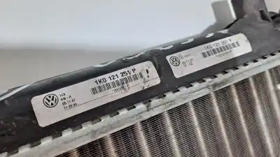 Peça sobressalente para automóvel em segunda mão radiador de água por audi a3 (8p) 1.6 102 cv / 75 kw referências oem iam 1k0121251p  