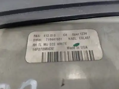 Second-hand car spare part right tailgate light for bmw x5 (e53) 3.0d oem iam references 716447601  