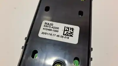 Second-hand car spare part left front power window switch for kia cee´d drive oem iam references 93570a2200  