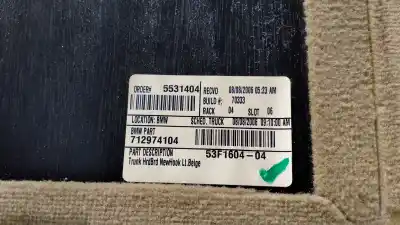 Peça sobressalente para automóvel em segunda mão chapeleira por bmw x5 (e53) 3.0d referências oem iam 712974104  