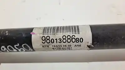 Second-hand car spare part front right transmission for citroen c3 tonic oem iam references 9801388680  