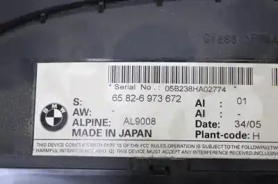 Pièce détachée automobile d'occasion écran multifonctions pour bmw serie 3 berlina (e90) 2.0 320d [2.0 ltr. - 120 kw 16v diesel] références oem iam bm697367201w  65826973672