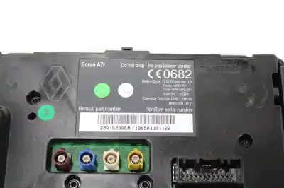 Second-hand car spare part multifunction display for renault laguna iii initiale oem iam references 259153398r  