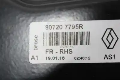 Peça sobressalente para automóvel em segunda mão elevador de vidros dianteiro direito por renault kadjar zen referências oem iam 807207795r c17313102 c22008100