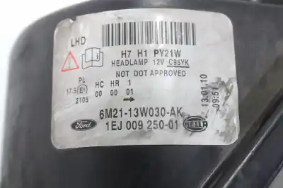 Автозапчастина б/у ліва фара для ford c-max urban посилання на oem iam 6m2113w030ak 163681l 1ej00925001