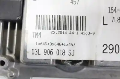 Second-hand car spare part ecu engine control for audi a4 berlina (b8) basis oem iam references 03l906018sj  8k0907352a
