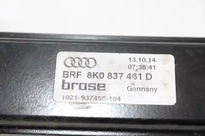Peça sobressalente para automóvel em segunda mão elevador de vidros dianteira esquerda por audi a4 berlina (b8) basis referências oem iam 8k0837461d 8k0959801a 1021937450104