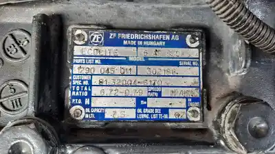 Second-hand car spare part gearbox for man tg - l 12.xxx 12.210 chasis l oem iam references 1290045011 81320046170 6as850