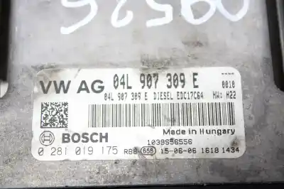 Second-hand car spare part ecu engine control for skoda rapid active oem iam references 0281019175  04l907309e