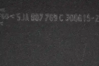 Peça sobressalente para automóvel em segunda mão chapeleira por skoda rapid active referências oem iam 5ja867769c  