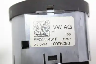 Second-hand car spare part headlights switch for skoda rapid active oem iam references 5e0941431f  10095090