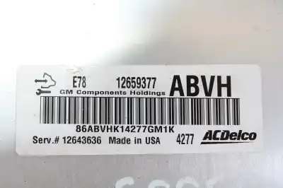 Pezzo di ricambio per auto di seconda mano centralina motore per opel mokka x selective start/stop riferimenti oem iam 12643636  12659377