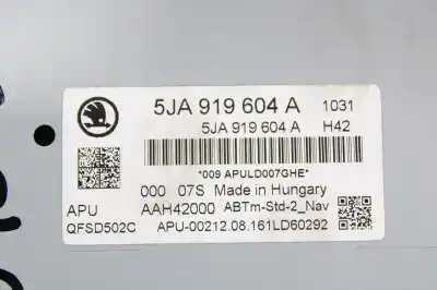 Автозапчастина б/у багатофункційний дисплей для skoda spaceback (5h) active посилання на oem iam 5ja919604a   Автозапчастина б/у багатофункційний дисплей для skoda spaceback (5h) active посилання на oem iam 5ja919604a