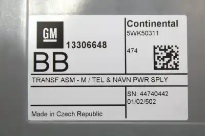 Автозапчастина б/у електронний модуль для opel mokka x selective start/stop посилання на oem iam 13306648  5wk50311