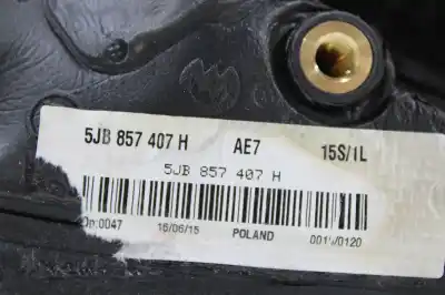 Peça sobressalente para automóvel em segunda mão espelho retrovisor esquerdo por skoda rapid active referências oem iam 5jb857407h  5ja857933