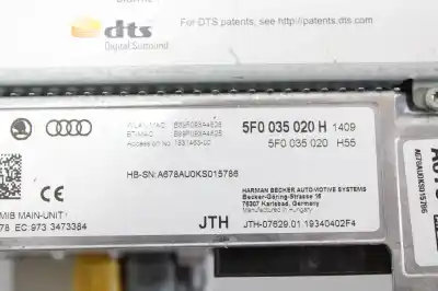 Gebrauchtes Autoersatzteil gps-navigationssystem zum seat leon st (5f8) cupra 300 4drive oem-iam-referenzen 5f0035020h  
