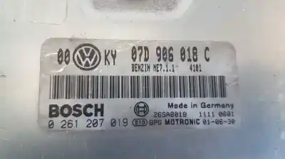 İkinci el araba yedek parçası ecu motor kontrol cihazi için volkswagen passat berl./combi w8 4.0 w8 32v oem iam referansları 0261207019 07d906018c 16542