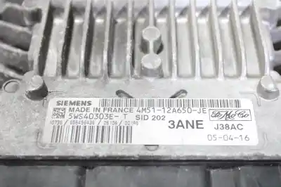 Pezzo di ricambio per auto di seconda mano centralina motore per ford focus c-max (cap) ambiente (d) riferimenti oem iam 4m5112a650je  5ws40303e