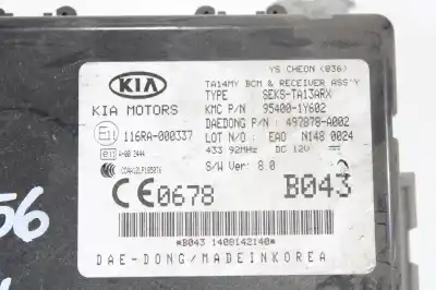 Peça sobressalente para automóvel em segunda mão módulo eletrônico por kia picanto 1.0 cat referências oem iam 954001y602  