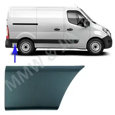 Peça sobressalente para automóvel em segunda mão moldagem por nissan nv400 pritsche l2h1 3.5t referências oem iam 768f30005r  