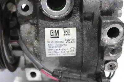 Peça sobressalente para automóvel em segunda mão compressor de ar condicionado a/a a/c por opel mokka selective referências oem iam 95059820  