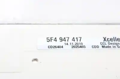 İkinci el araba yedek parçası kaliplama için seat leon (5f1) xcellence edition oem iam referansları 5f4947417  
