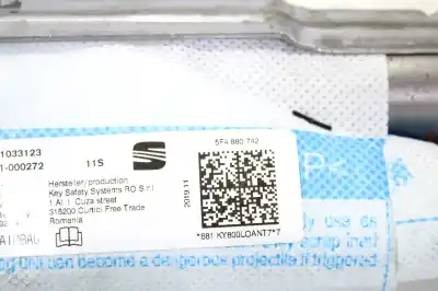 Автозапчасти б/у передняя правая подушка безопасности за seat leon (5f1) xcellence edition ссылки oem iam 5f4880742  