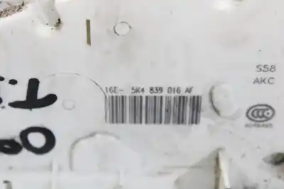 Автозапчастина б/у замок заднього правого дверя для seat leon (5f1) xcellence edition посилання на oem iam 5k4839016af  